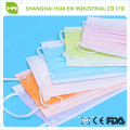 all colors non woven mask 3ply 95 BFE made in China